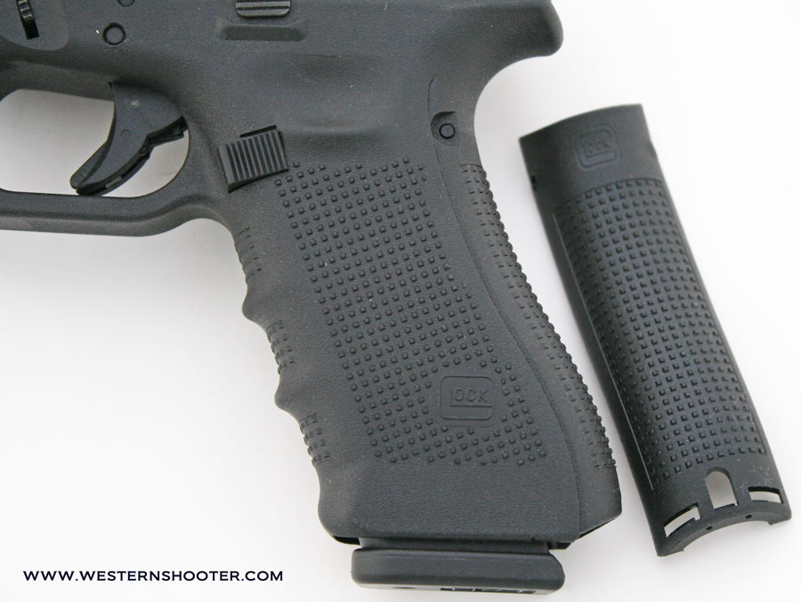 Glock 22 Gen4 Close Up Of Rtf And Backstrap Western Shooter