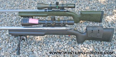 Savage Rifles mounted in B&C Tactical Medalist Stocks